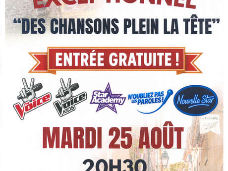 Concert exceptionnel - Des chansons plein la tête