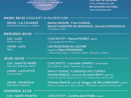 Festival Ré Majeur - Concertôt de harpe