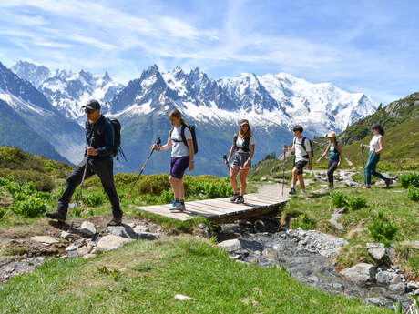 Randonnée pédestre avec un guide