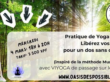 Pratique de yoga au sol