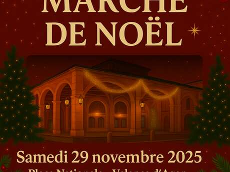 Christmas market in Valence d'Agen