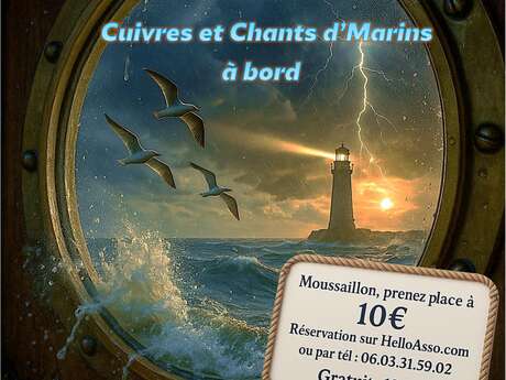 Concert cuivres, percussions et chants marins