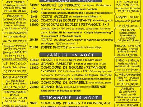 Fête de la Saint-Roch