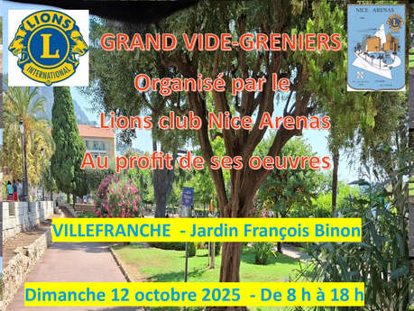 vide-greniers du Lions Club Nice Arenas