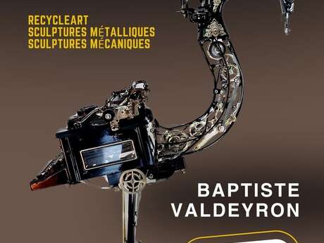 Exposition sculpture Baptiste Valdeyron