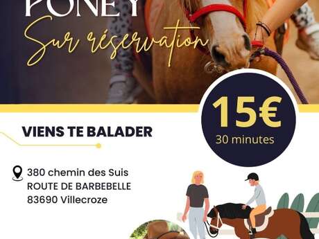 Sorties à poney avec Poney Var