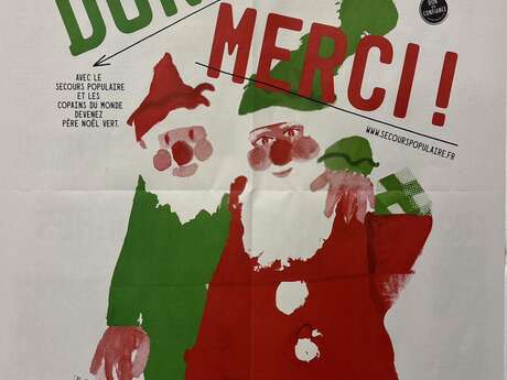 Père Noël Vert du Secours Populaire