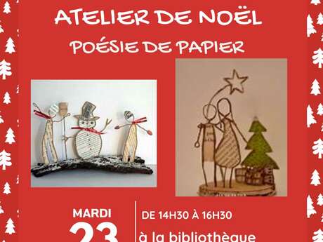 "Paper poetry" Christmas workshop