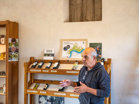 Olive oil tasting at "Les 3 Souquets" store