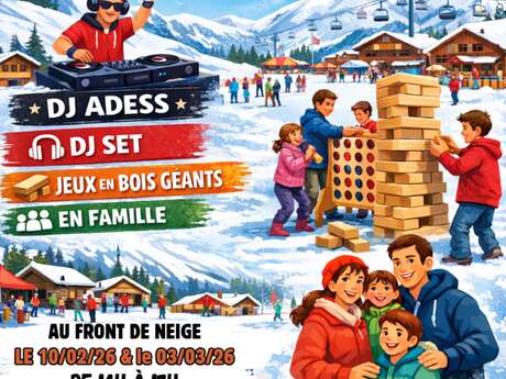 Jeux en Famille au Front de neige