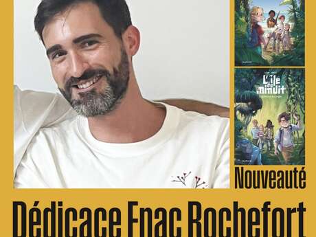 Children's comic book signing by Nicolas Grebil