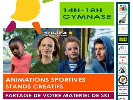 Après-midi d'animations en faveur du Téléthon au gymnase du Cheylas