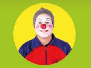Stage clown, nature et land art