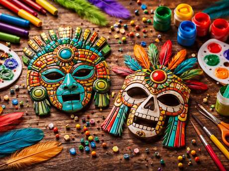 Atelier Kids : fabrique ton masque Aztèque