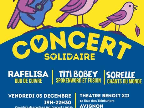 Concert solidaire au profit du Secours Catholique