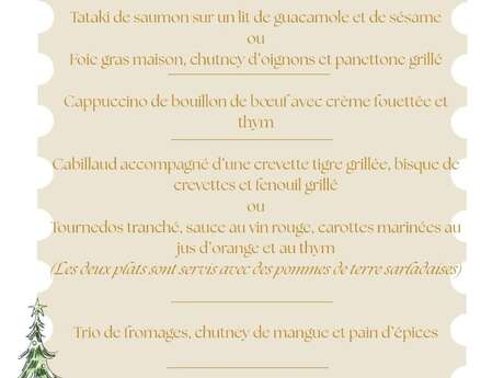 Réveillon de Noël à Bellevue du Cantal