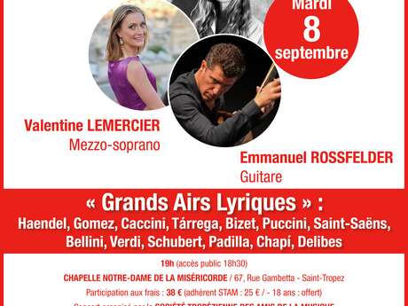 Concert - Grands Airs Lyriques (soprano, mezzo, guitare)