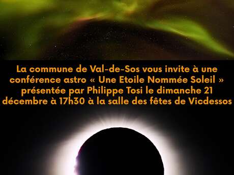 Conférence Astro "Une étoile Nommée Soleil"