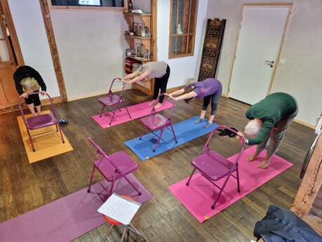 Yoga sur chaise