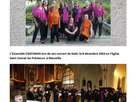 Concert : Ensemble vocal Cantanha "Les Écrins au choeur"