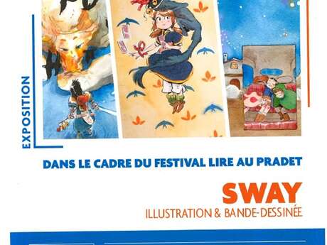 SWAY exhibition - Comic strip illustration