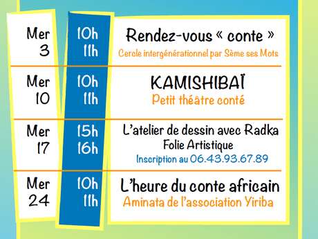 Les mercredis de la Médiathèque Anduze