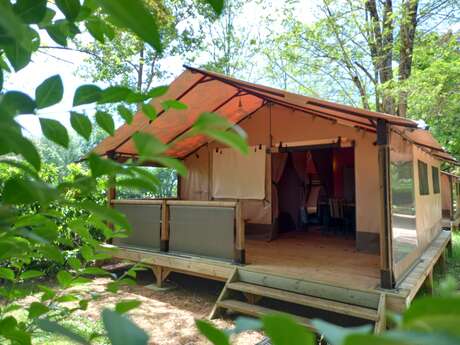 Tentes Lodges au Camping Le Clos de la Lère