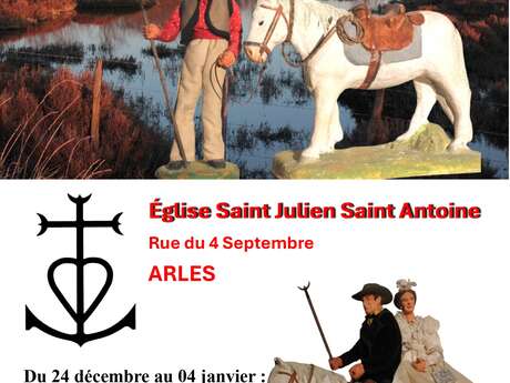 La crèche camarguaise de la Confrérie des Gardians