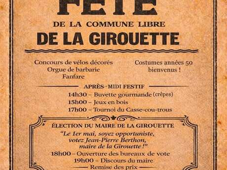 Fête de la commune libre de la Girouette