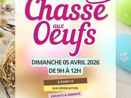 Chasse aux oeufs de Pâques - Cheval et provence