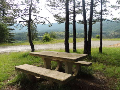 Aires de pique-nique de Barret sur Méouge