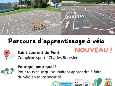 Parcours d'apprentissage vélo