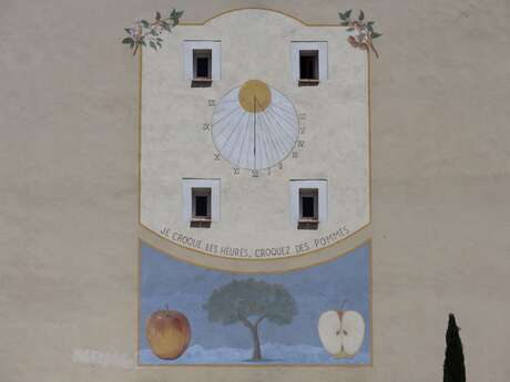 Cadran solaire contemporain de Laragne