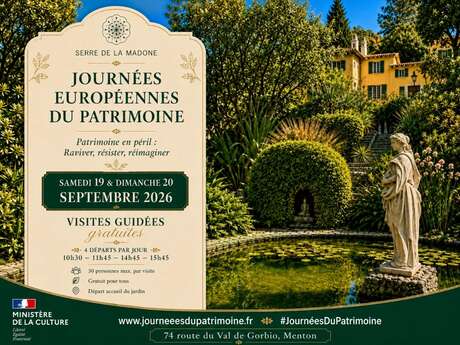 European Heritage Days: Serre de la Madone Garden