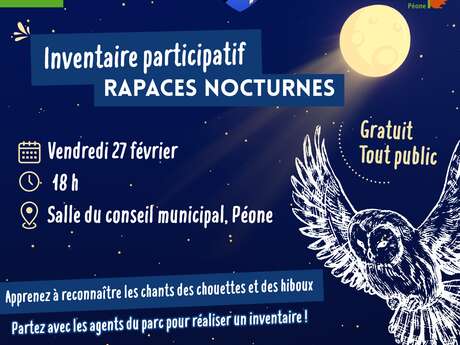 Inventaire participatif " Rapaces nocturnes"