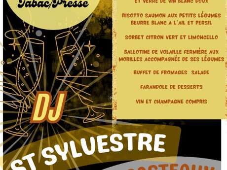 Soirée de la Saint Sylvestre : Repas et animation musicale Le 31 déc 2024