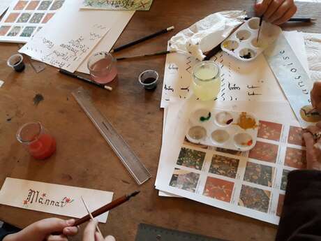 Atelier Calligraphie et enluminure Du 27 fév au 7 mars 2025