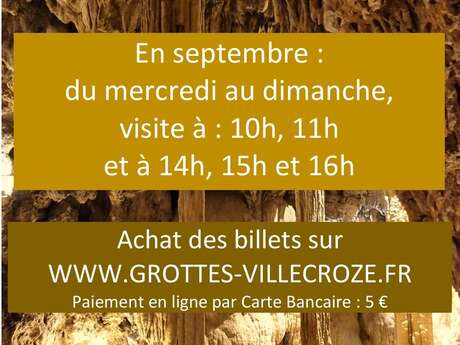 Visite des Grottes fortifiées de Villecroze
