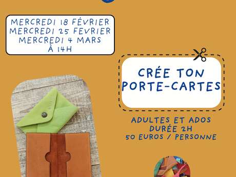 Ateliers créatif Pimang : crée ton porte-cartes