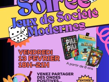Soirée Jeux de Société Modernes