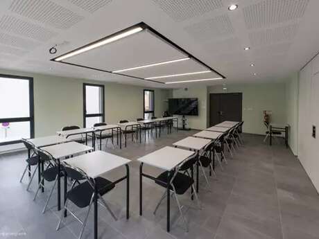 Seminariezaal in het Maison des Huiles et Olives de France