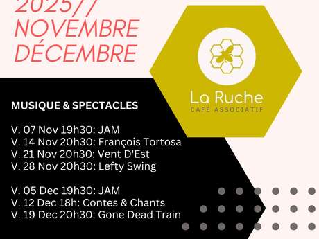 Concerts et spectacles - la ruche