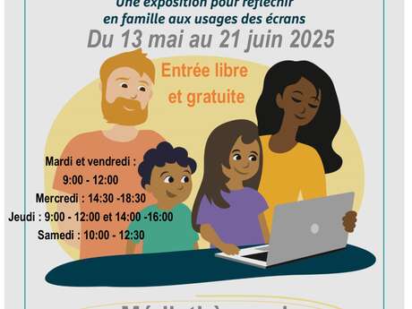 Exposition : mes parents, les écrans et moi