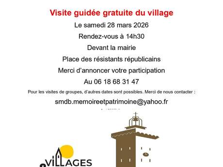 visite guidée gratuite de Saint -Martin de Brômes