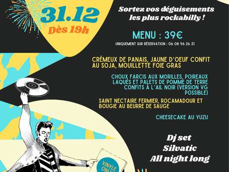 Soirée réveillon - Auberge des deux bois