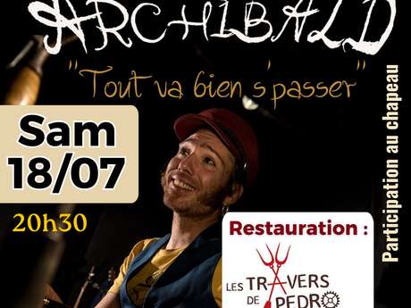 Spectacle/concert : ARCHIBALD au Coin Sauvage, au bord du lac de Montbel