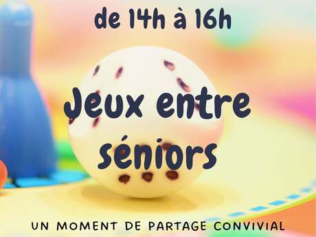Après-midi jeux entre seniors