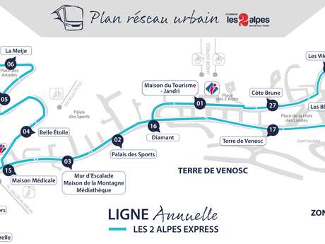 Les 2 Alpes Free shuttle