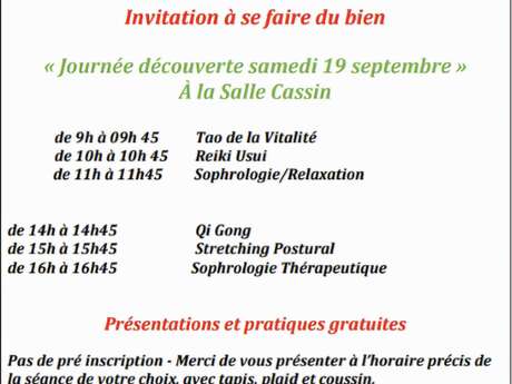 Introductory Day organised by La Clé de Soi
