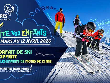 Children come to Orcières for free!